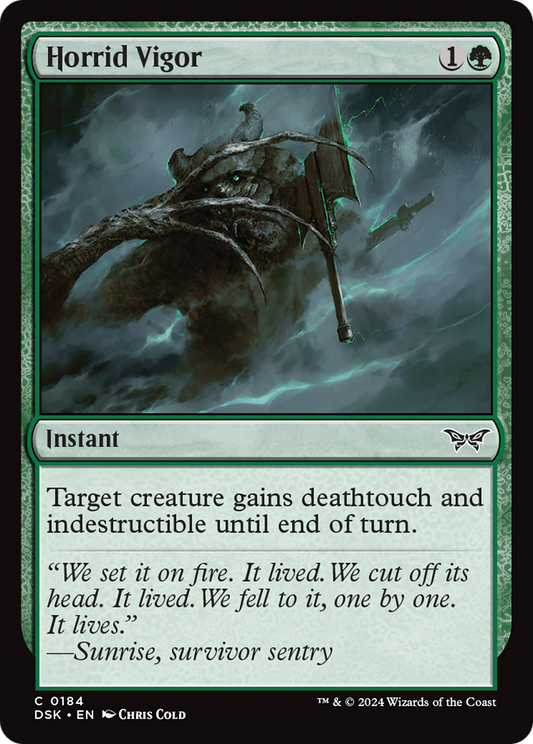 Horrid Vigor (DSK-184) (Foil)