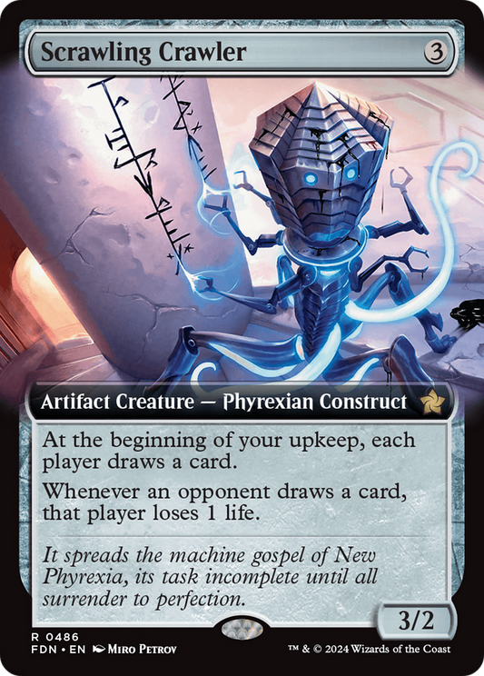 Scrawling Crawler (FDN-486) (Extended Art) (Foil)