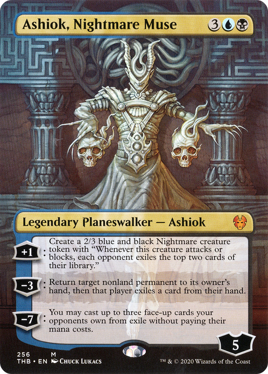 Ashiok, Nightmare Muse (THB-256) (Borderless) (Foil)