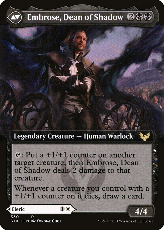 Shaile, Dean of Radiance // Embrose, Dean of Shadow (STX-330) (Extended Art) (Foil)