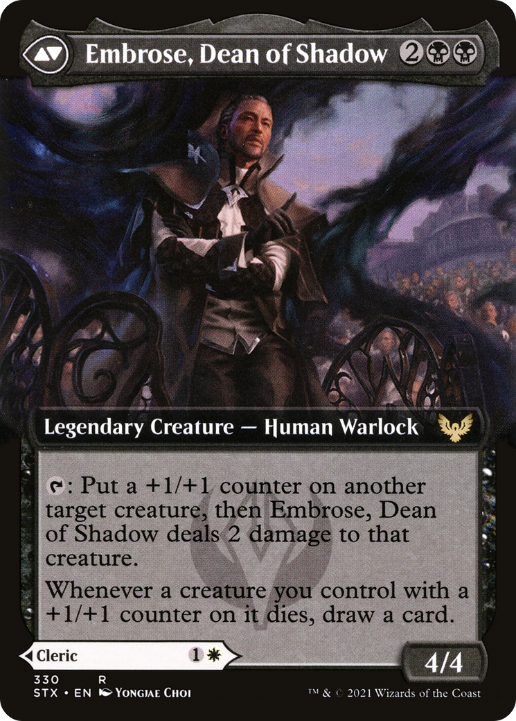 Shaile, Dean of Radiance // Embrose, Dean of Shadow (STX-330) (Extended Art)