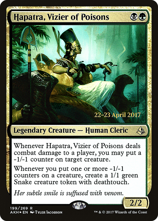 Hapatra, Vizier of Poisons (PRE-199S) (Foil)