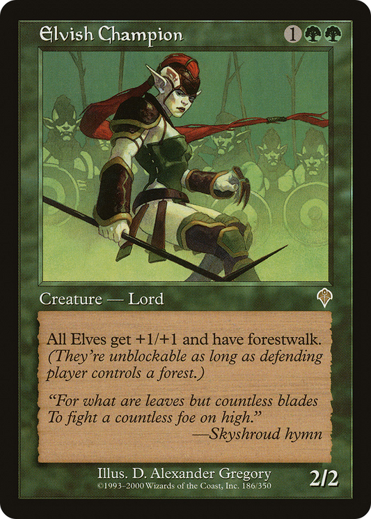 Elvish Champion (INV-186) (Foil)