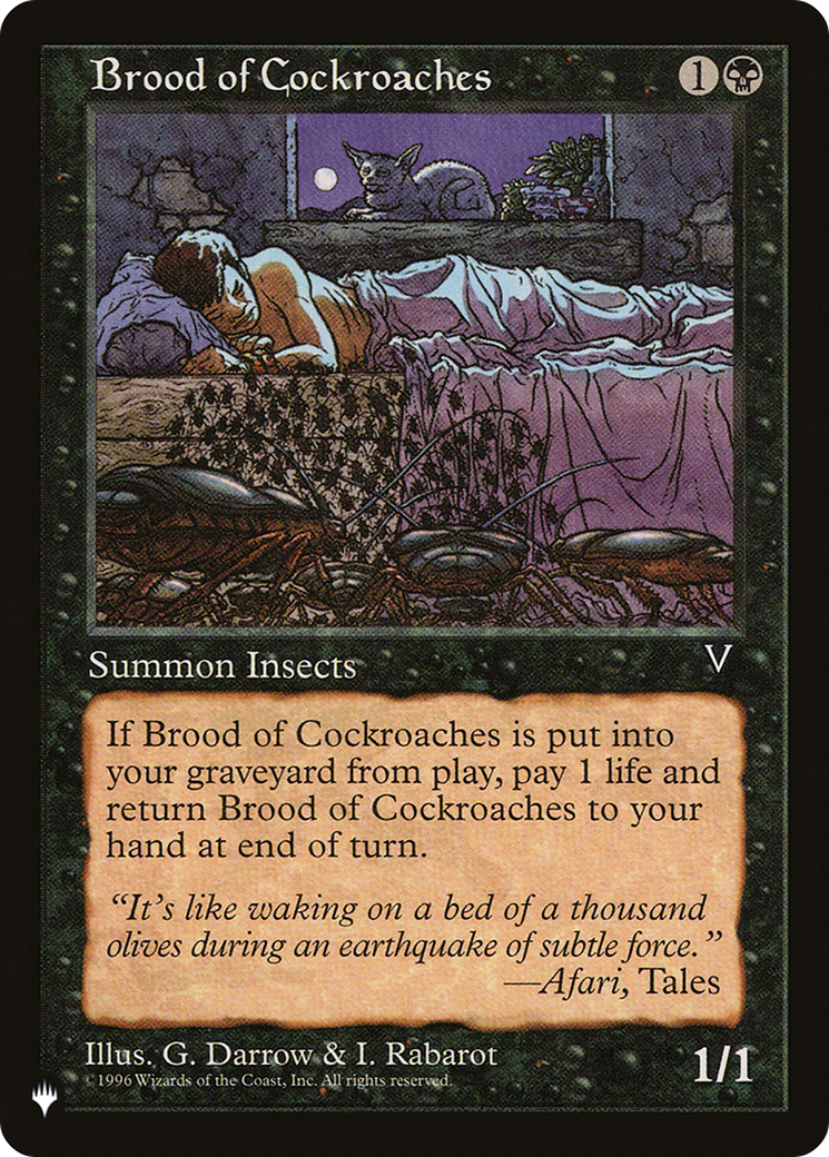 Brood of Cockroaches (LIST-VIS-53)