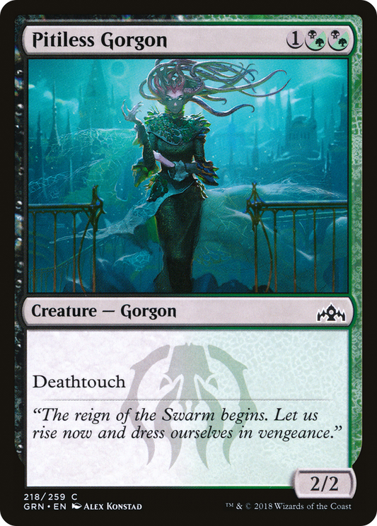 Pitiless Gorgon (GRN-218) (Foil)