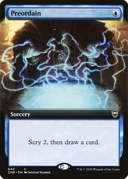 Preordain (CMR-640) (Extended Art)