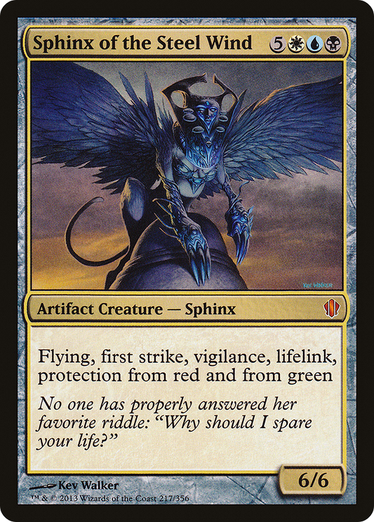Sphinx of the Steel Wind (C13-217)