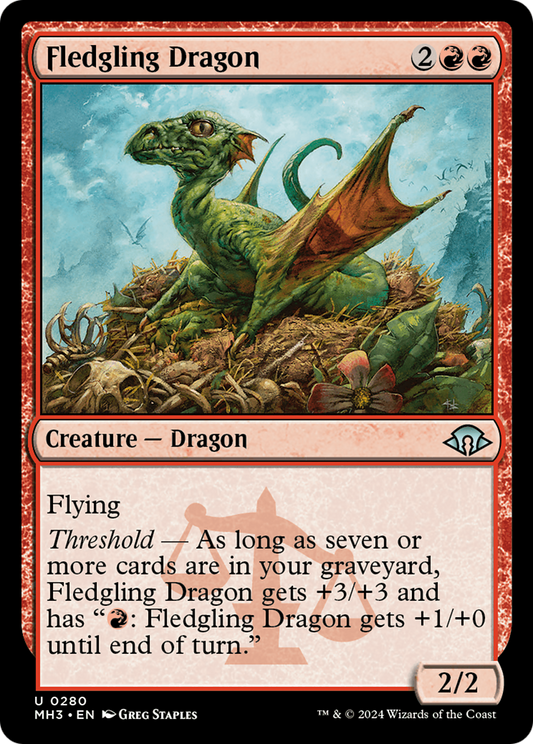 Fledgling Dragon (MH3-280) (Foil)