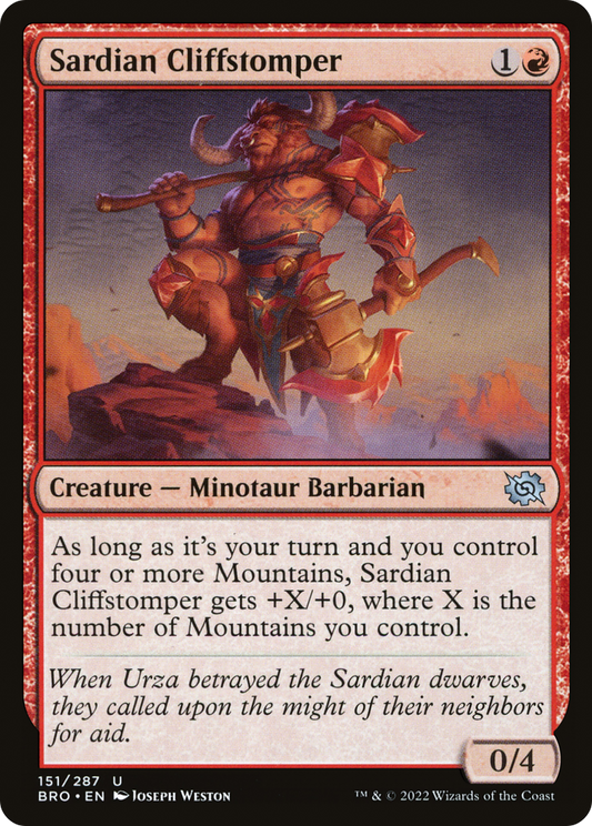 Sardian Cliffstomper (BRO-151)