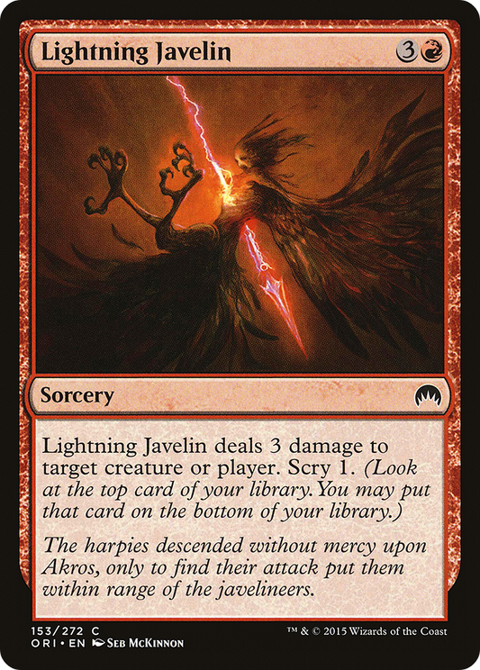 Lightning Javelin (ORI-153) (Foil)