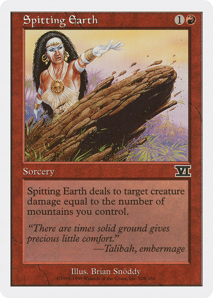 Spitting Earth (6ED-208)