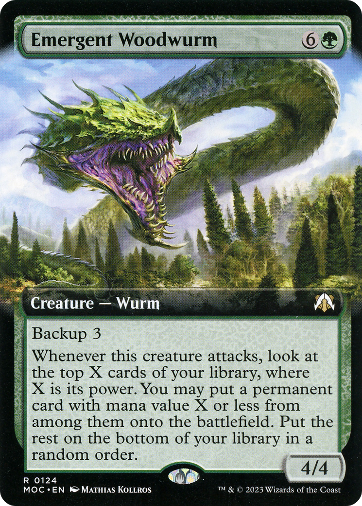 Emergent Woodwurm (MOC-124) (Extended Art)