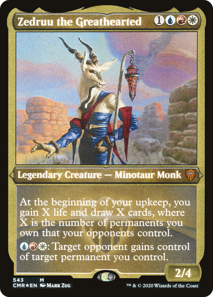 Zedruu the Greathearted (CMR-543) (Etched Foil)