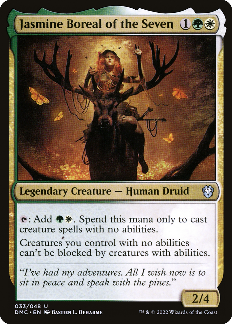 Jasmine Boreal of the Seven (DMC-033) (Foil)