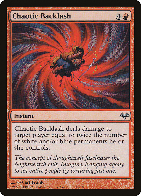 Chaotic Backlash (EVE-049) (Foil)