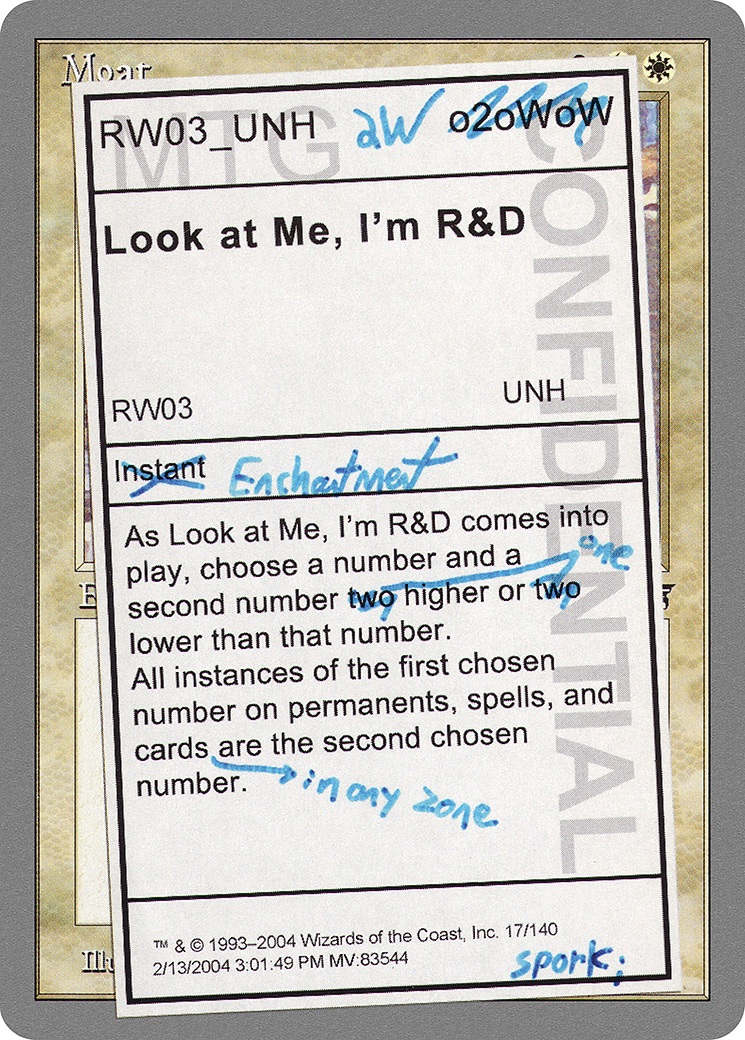 Look at Me, I'm R&D (UNH-017)
