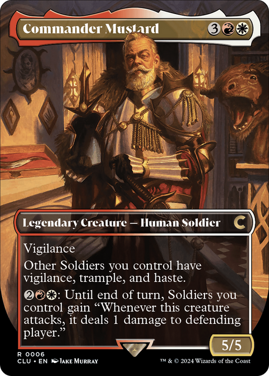 Commander Mustard (CLU-006) (Borderless)