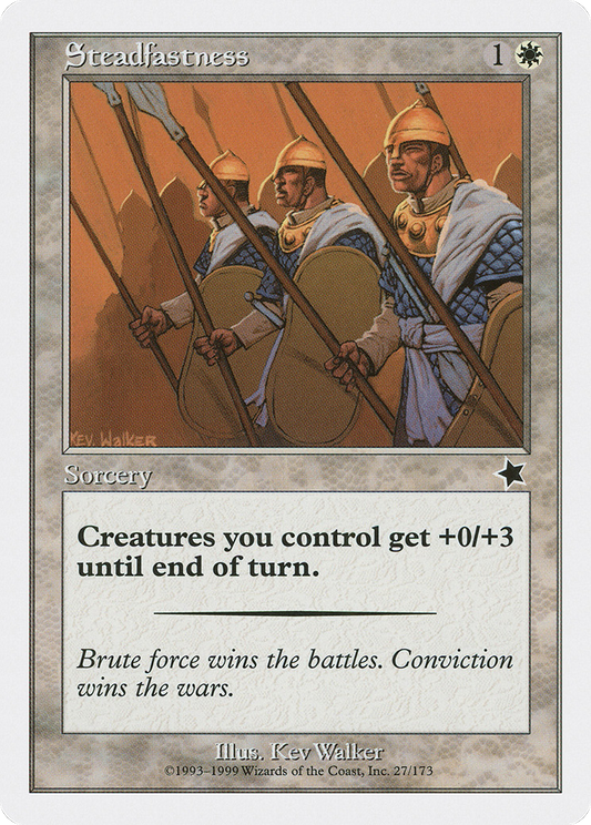 Steadfastness (S99-027)