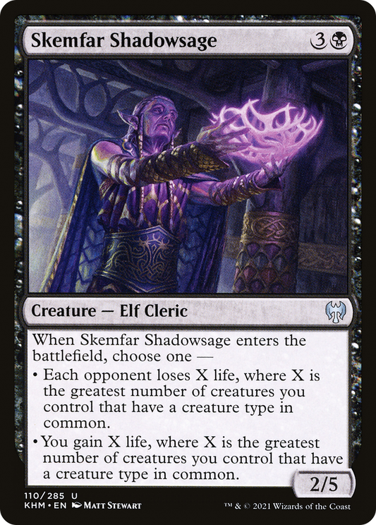 Skemfar Shadowsage (KHM-110) (Foil)