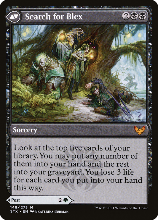 Blex, Vexing Pest // Search for Blex (STX-148) (Foil)