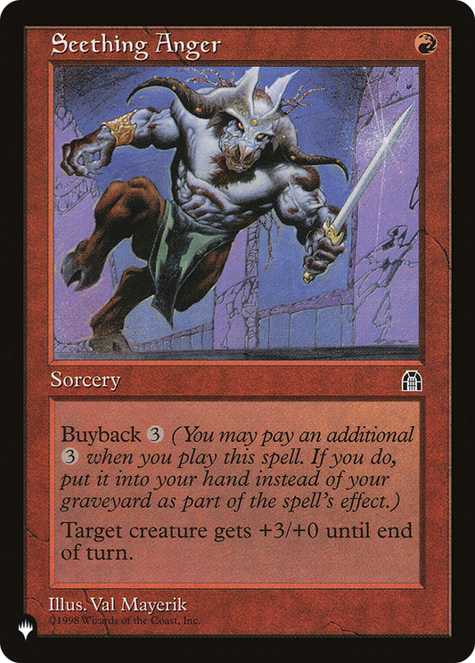 Seething Anger (LIST-STH-96)