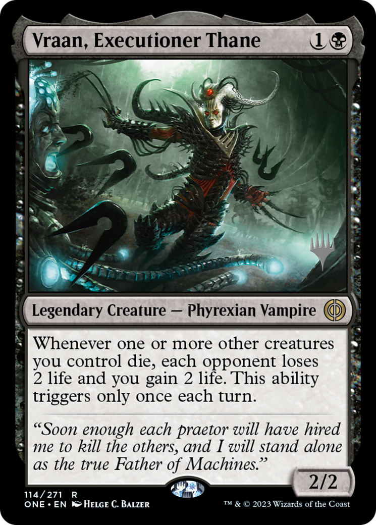 Vraan, Executioner Thane (PPONE-114P) (Foil)