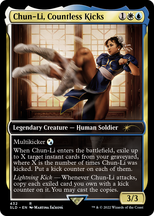 Chun-Li, Countless Kicks / Zethi, Arcane Blademaster (SLD-432)