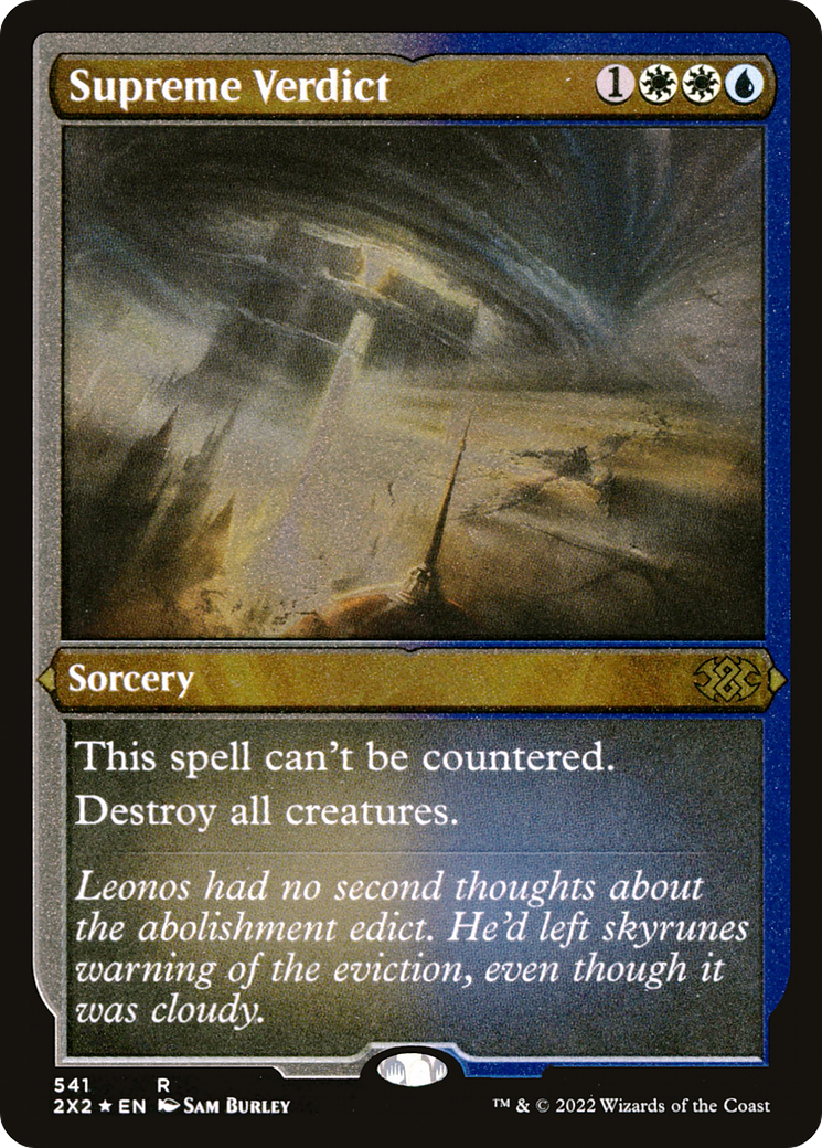 Supreme Verdict (2X2-541) (Etched Foil)