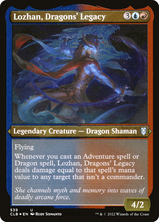 Lozhan, Dragons' Legacy (CLB-539) (Etched Foil)