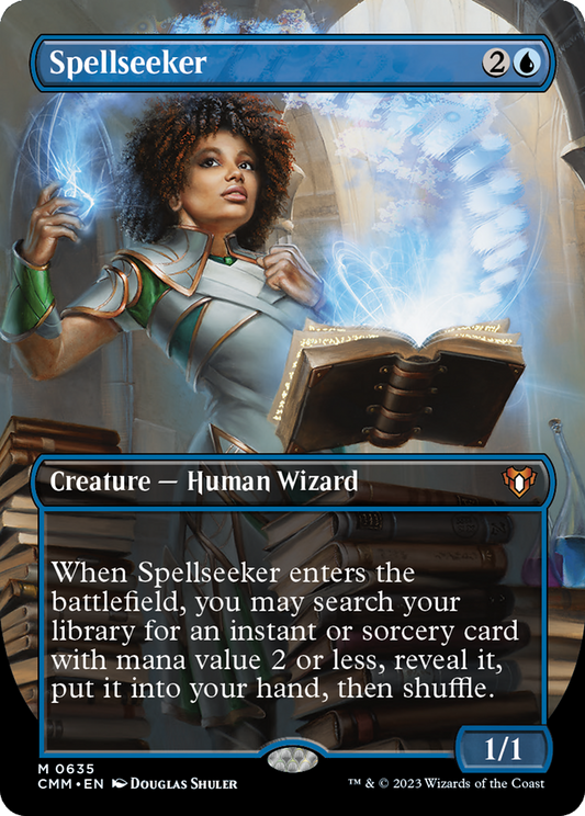 Spellseeker (CMM-635) (Borderless) (Foil)