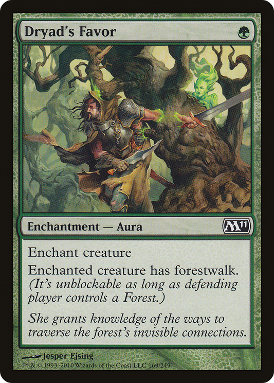 Dryad's Favor (M11-169) (Foil)