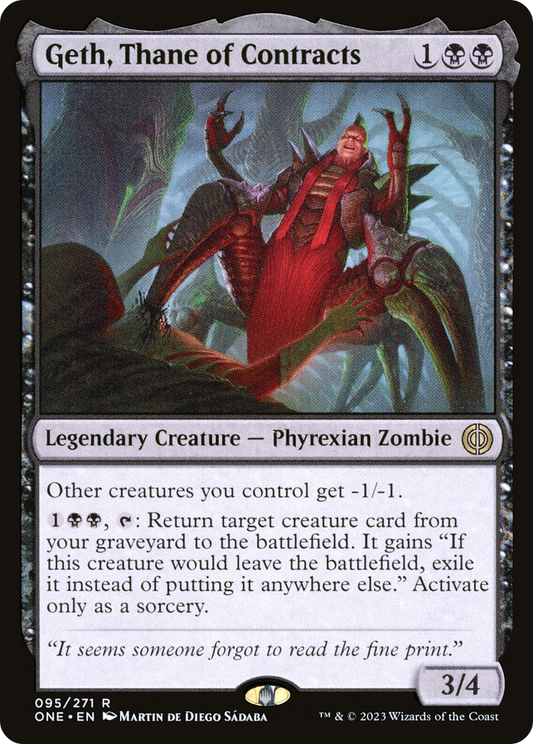 Geth, Thane of Contracts (ONE-095)