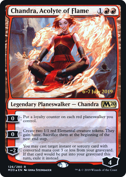 Chandra, Acolyte of Flame (PRE-126S) (Foil)