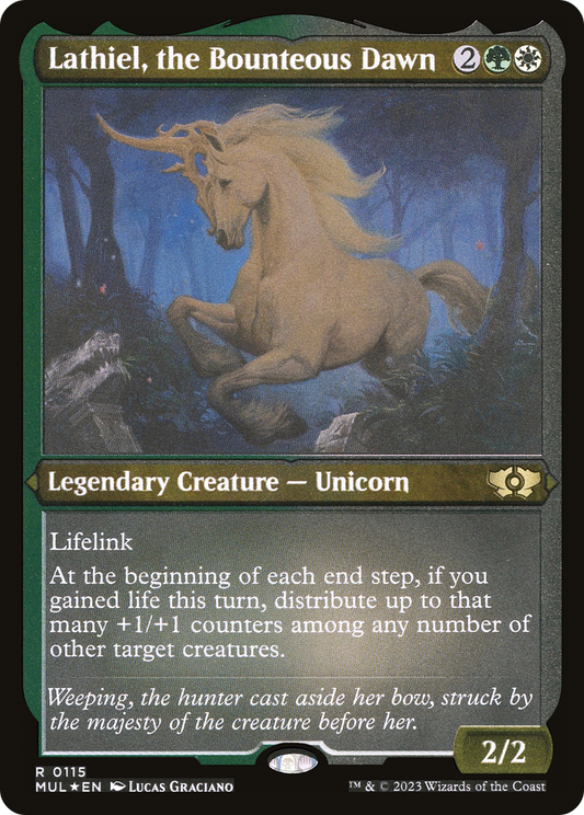 Lathiel, the Bounteous Dawn (MUL-115) (Etched Foil)
