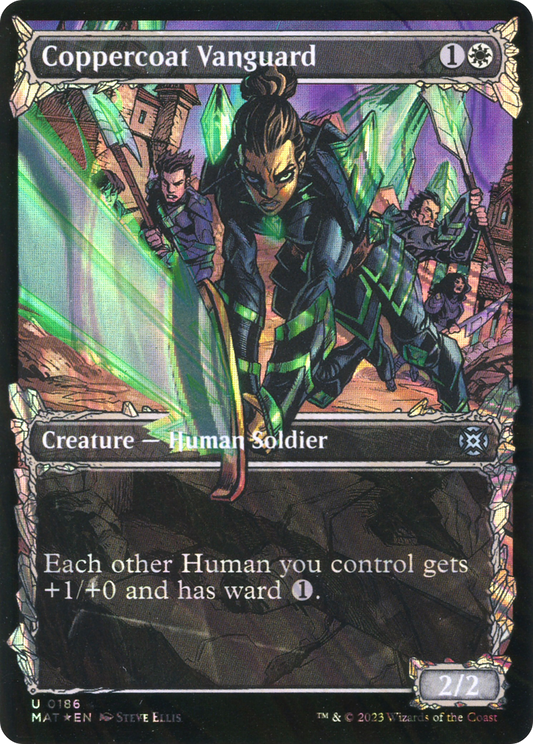Coppercoat Vanguard (MAT-186) (Showcase) (Halo) (Foil)
