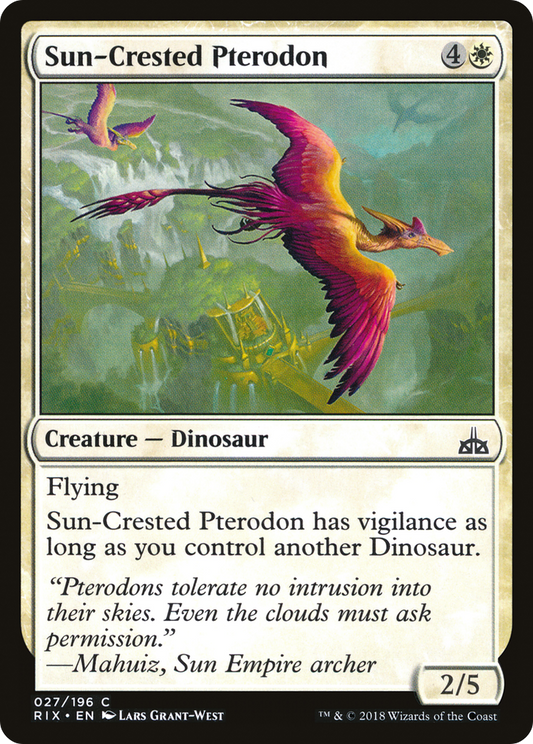 Sun-Crested Pterodon (RIX-027) (Foil)