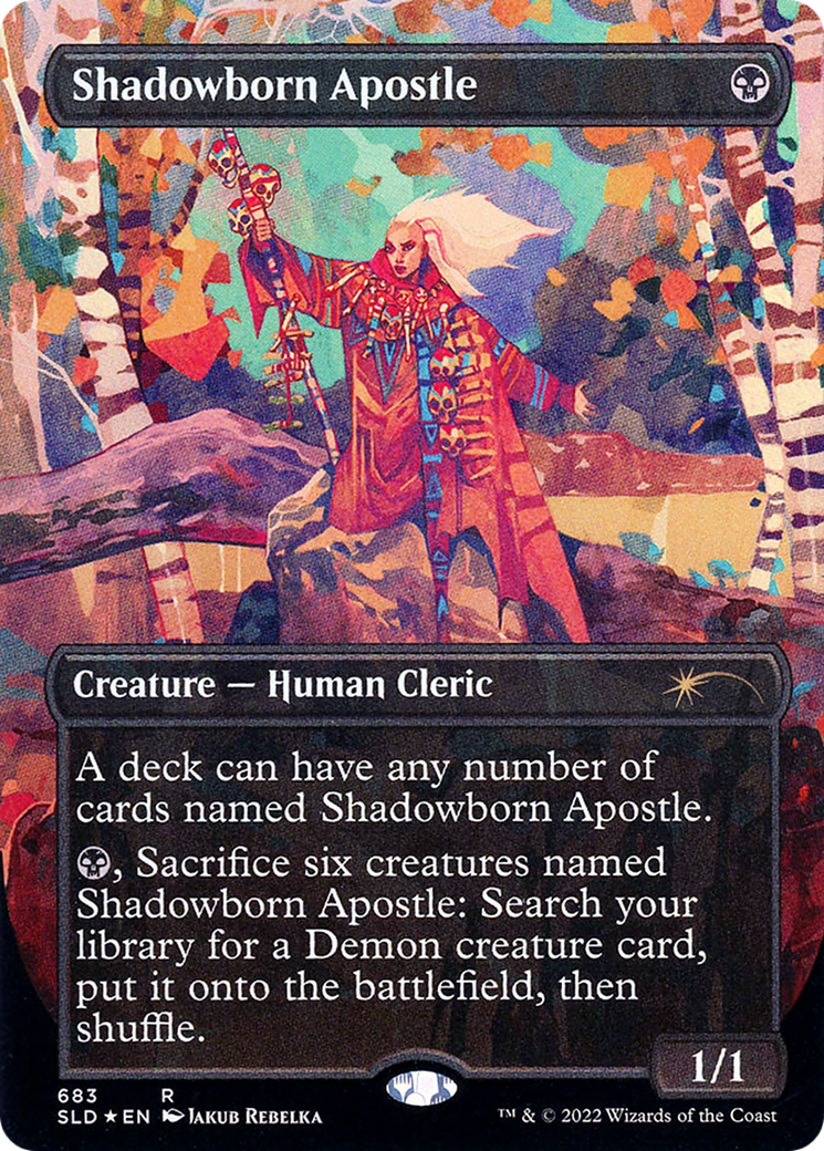 Shadowborn Apostle (SLD-683) (Borderless) (Foil)