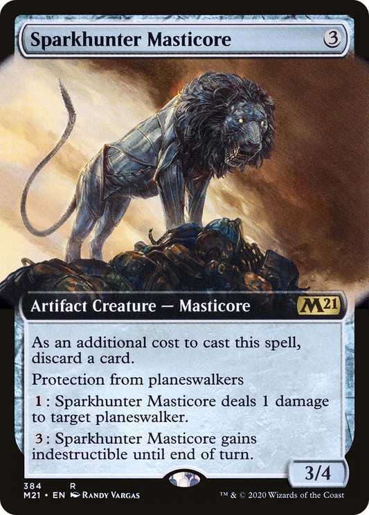 Sparkhunter Masticore (M21-384) (Extended Art)