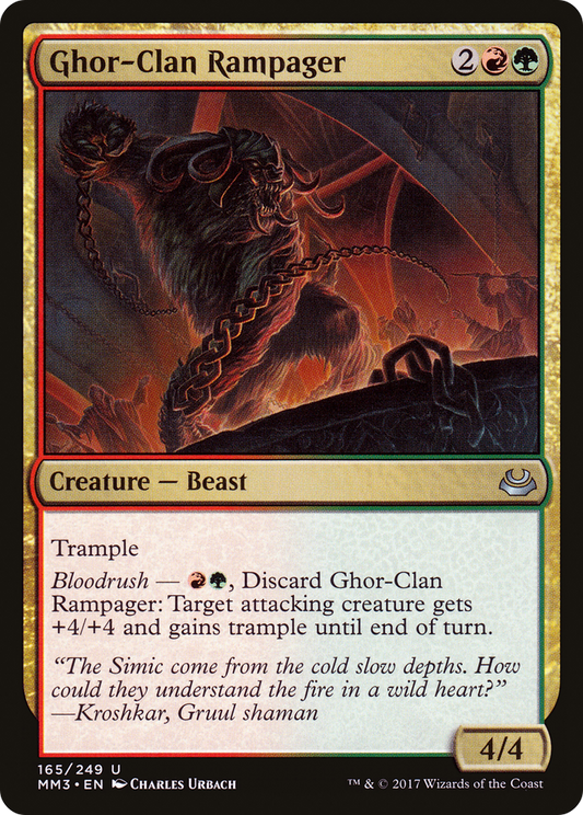 Ghor-Clan Rampager (MM3-165) (Foil)