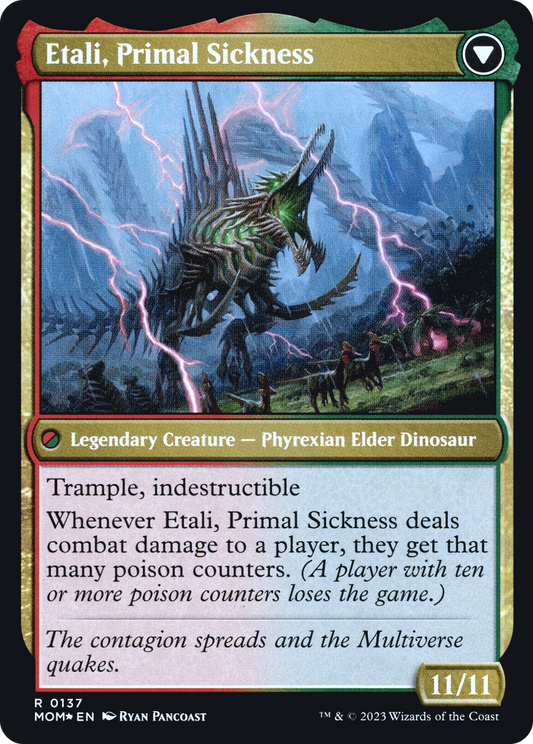 Etali, Primal Conqueror // Etali, Primal Sickness (PRE-137S) (Foil)