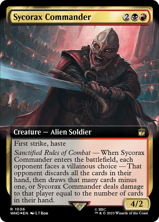Sycorax Commander (WHO-1036) (Extended Art) (Surge) (Foil)