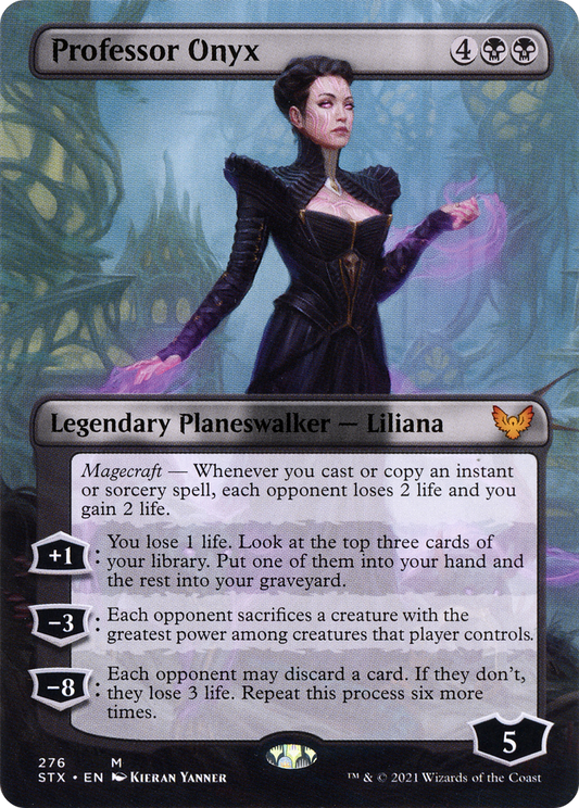 Professor Onyx (STX-276) (Borderless) (Foil)