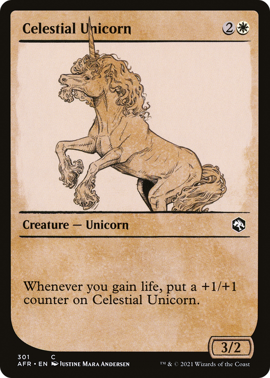 Celestial Unicorn (AFR-301) (Showcase)