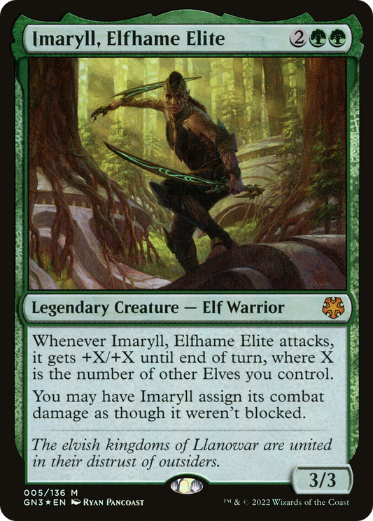 Imaryll, Elfhame Elite (GN3-005) (Foil)