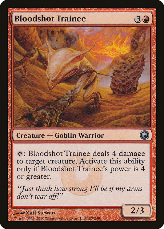 Bloodshot Trainee (SOM-085) (Foil)