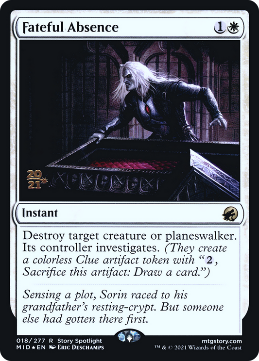 Fateful Absence (PRE-18S) (Foil)