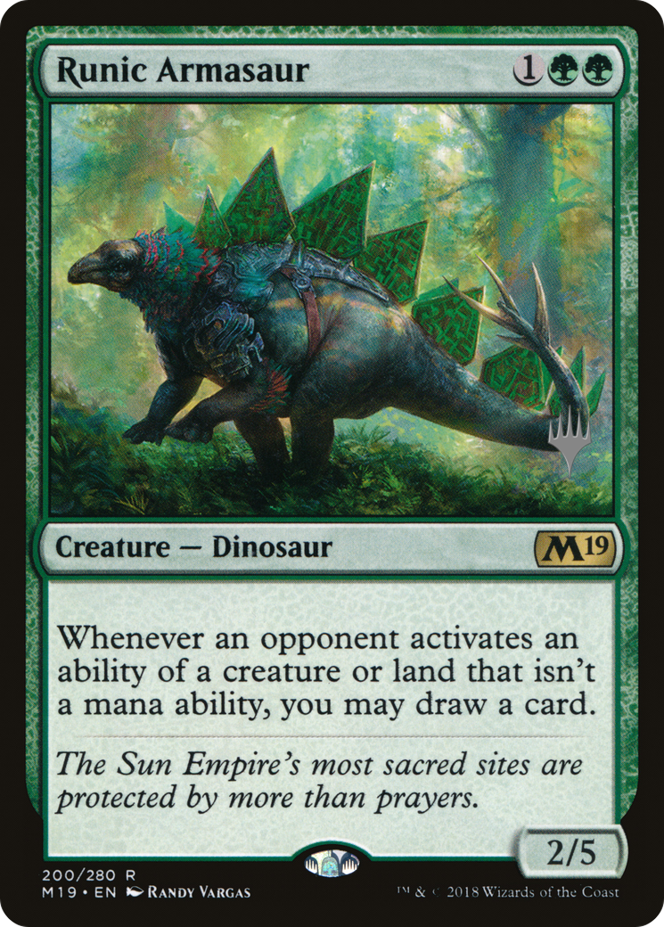 Runic Armasaur (PPIKO-200P) (Foil)