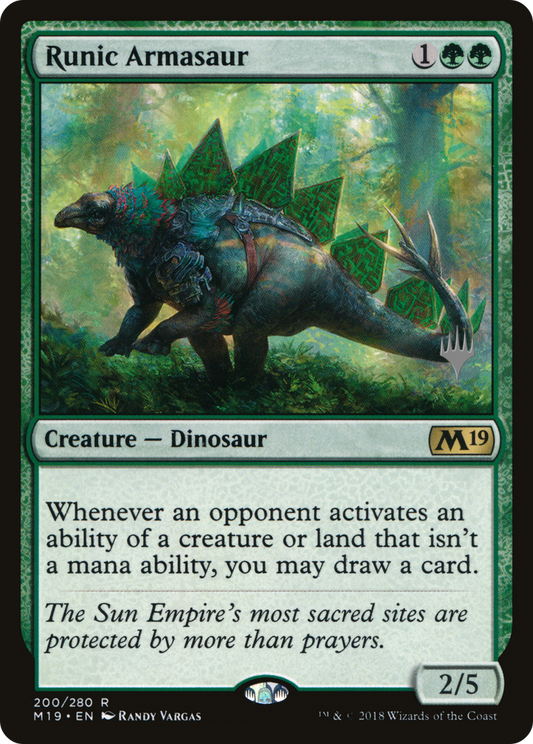 Runic Armasaur (PPIKO-200P)