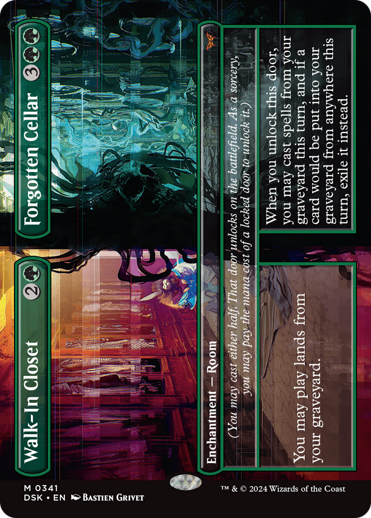 Walk-In Closet // Forgotten Cellar (DSK-341) (Borderless) (Foil)