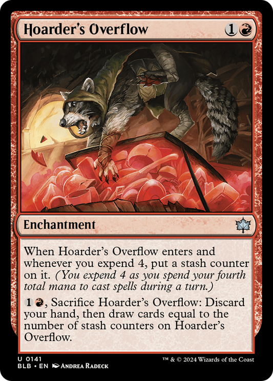 Hoarder's Overflow (BLB-141) (Foil)